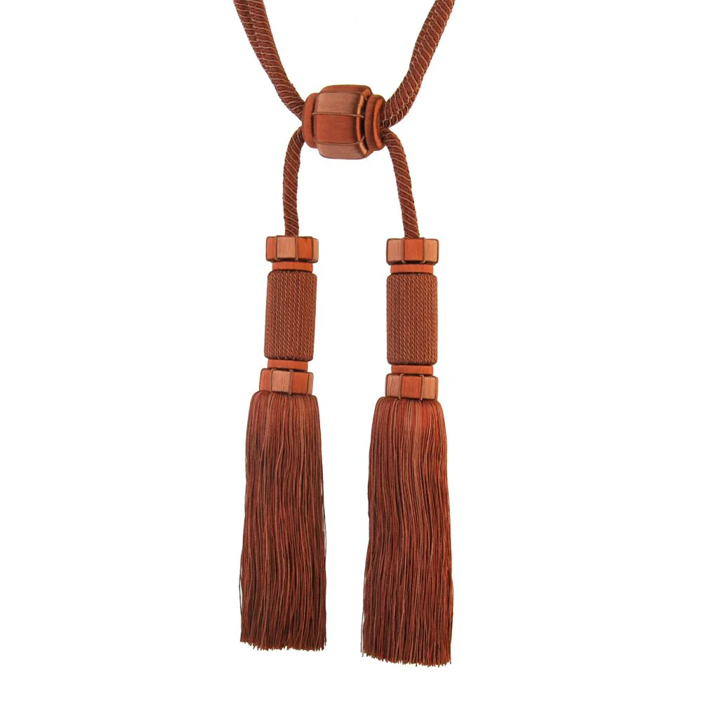 10 1/2-inch Double Tassel Tieback with 16-inch Cord | Sophisticated Elegance Collection - Image 2