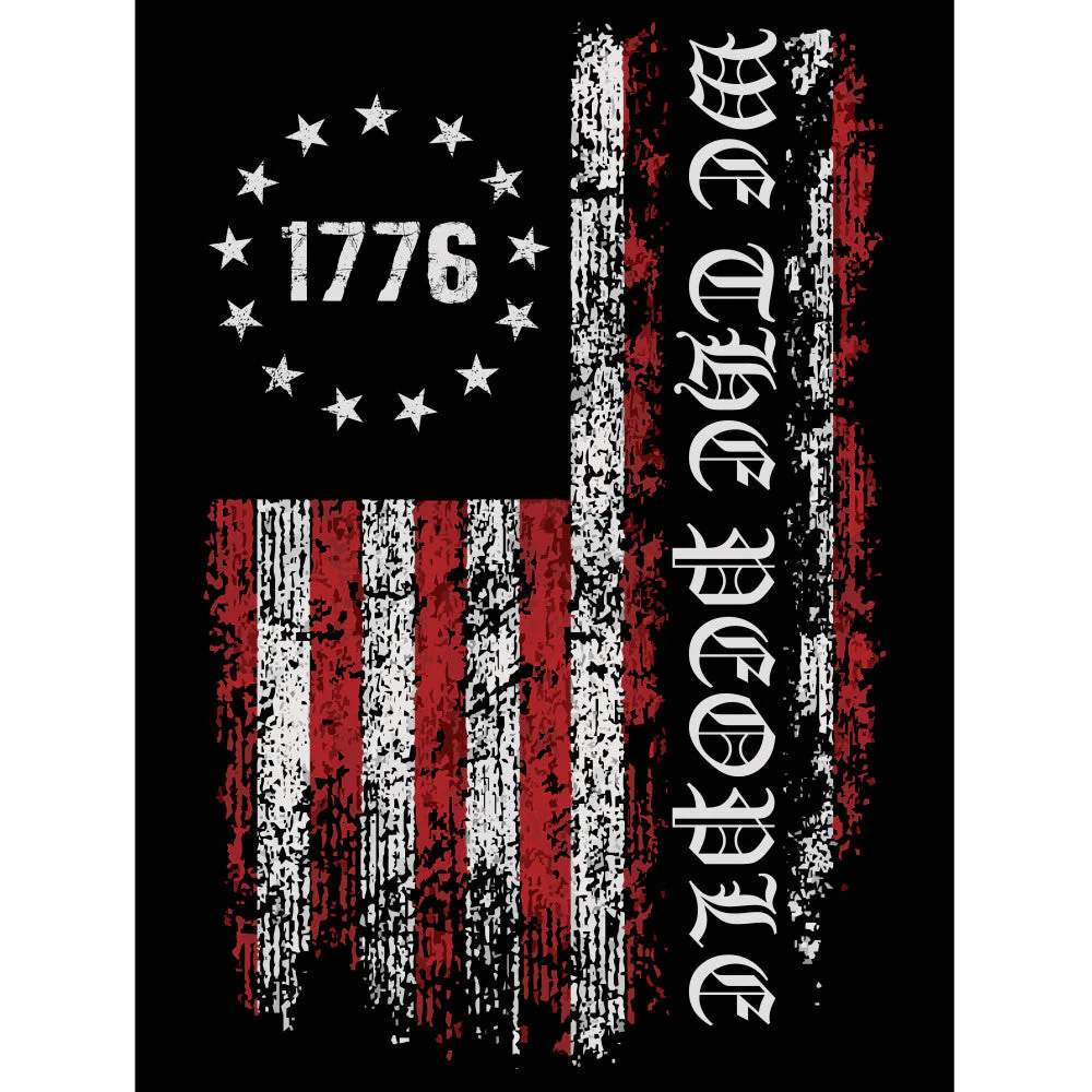 1776 We the People Flag Fabric Panel 1