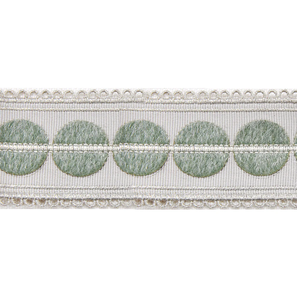 2 1/4-inch Decorative Embroidered Woven Trim Tape – 5 Yard Roll | Style BR-7561