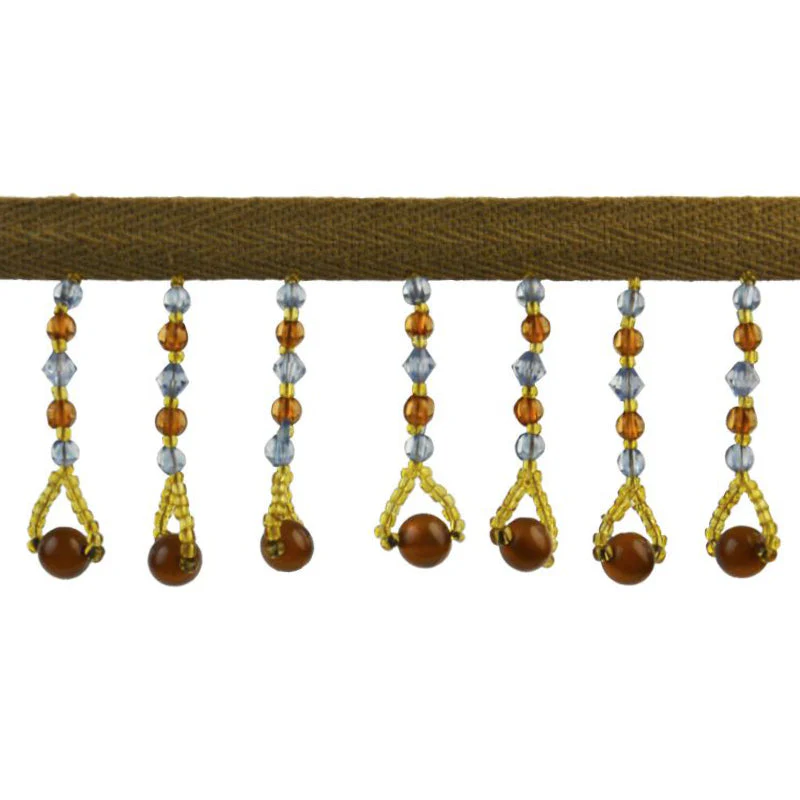 2-inch Beaded Fringe – 5 Yard Roll | Style BB-932 - Image 2