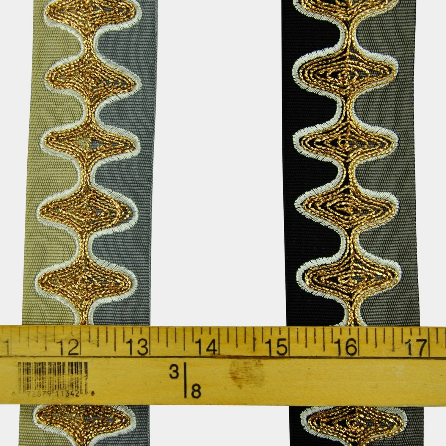 2-inch Decorative Bose Waves Embroidered Trim Tape – 5 Yard Roll | Style BR-7533 - Image 6
