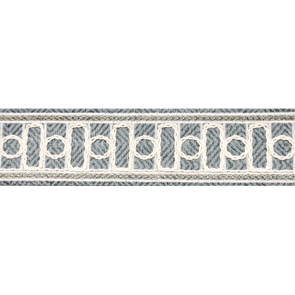 2-inch Decorative Woven Trim Tape – 5 Yard Roll | Style BR-7532 - Image 2