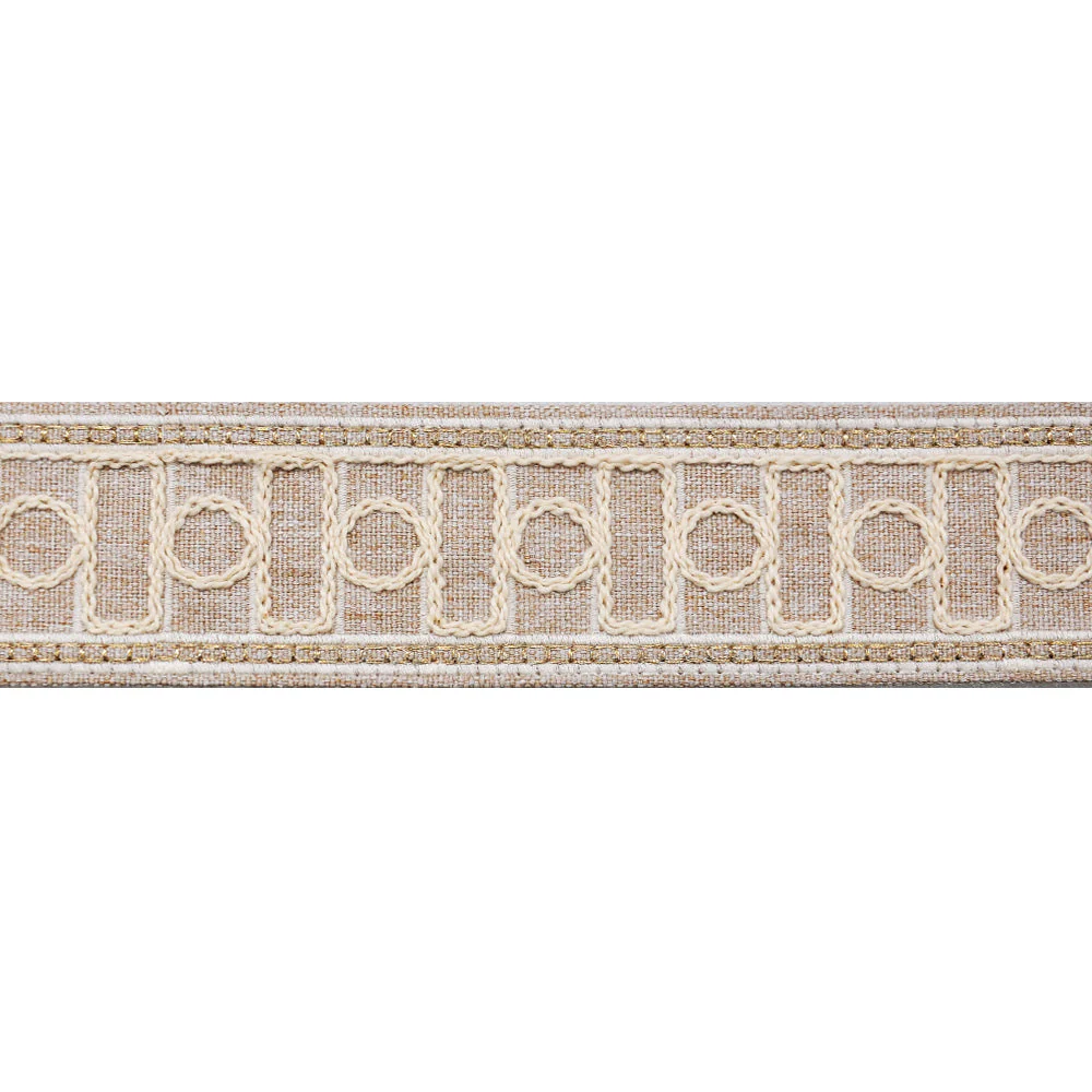 2-inch Decorative Woven Trim Tape – 5 Yard Roll | Style BR-7532 - Image 3