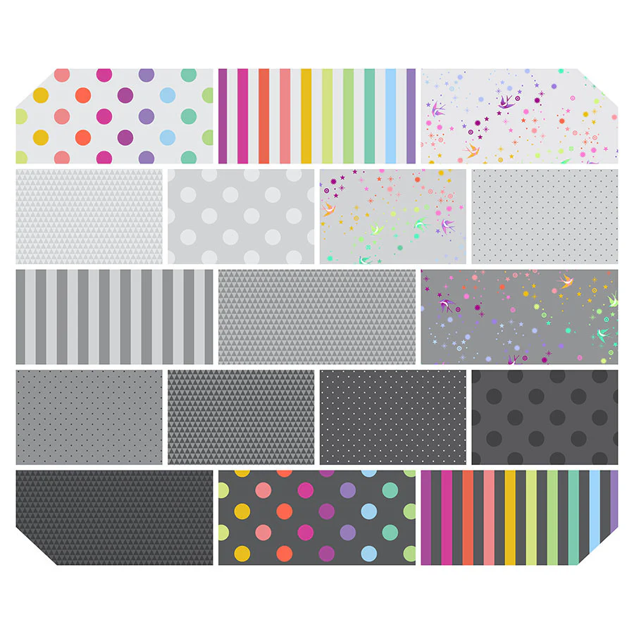 2025 Tula Pink True Colors - Design Roll Gray