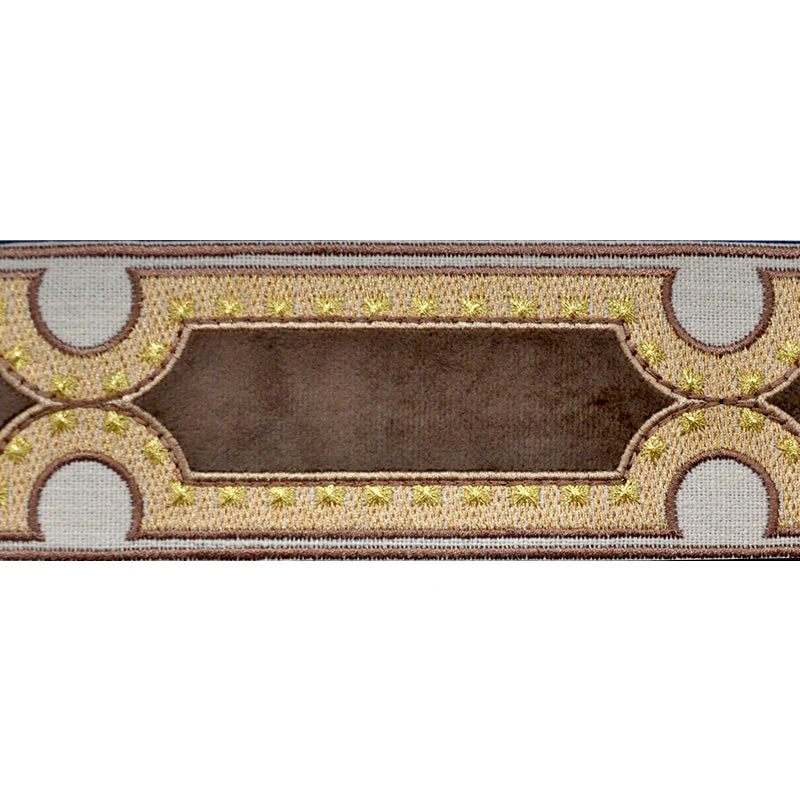 3 1/2-inch Decorative Chenille Trim Tape – 5 Yard Roll | Style BR-7538