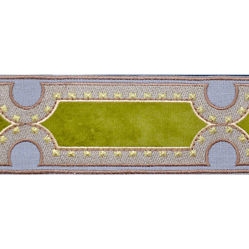 3 1/2-inch Decorative Chenille Trim Tape – 5 Yard Roll | Style BR-7538 - Image 2