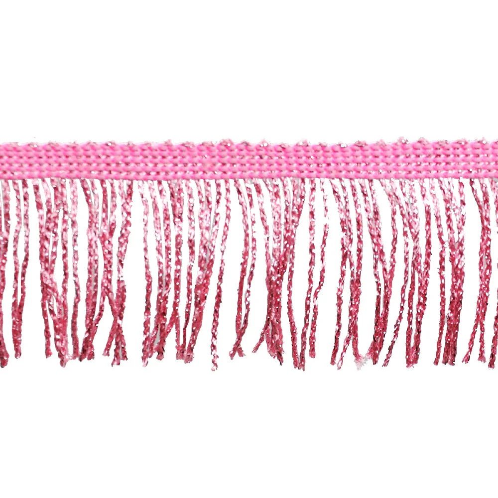 4-inch Metallic Chainette Fringe Trim, 15-Yard Roll – for Costumes, Apparel & Home Decor