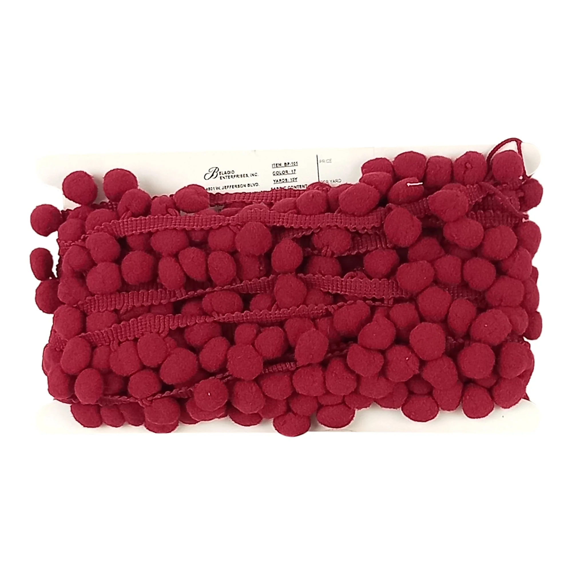 5/8-inch Pompom Trim – 10 Yard Roll | 22 colors - Image 28