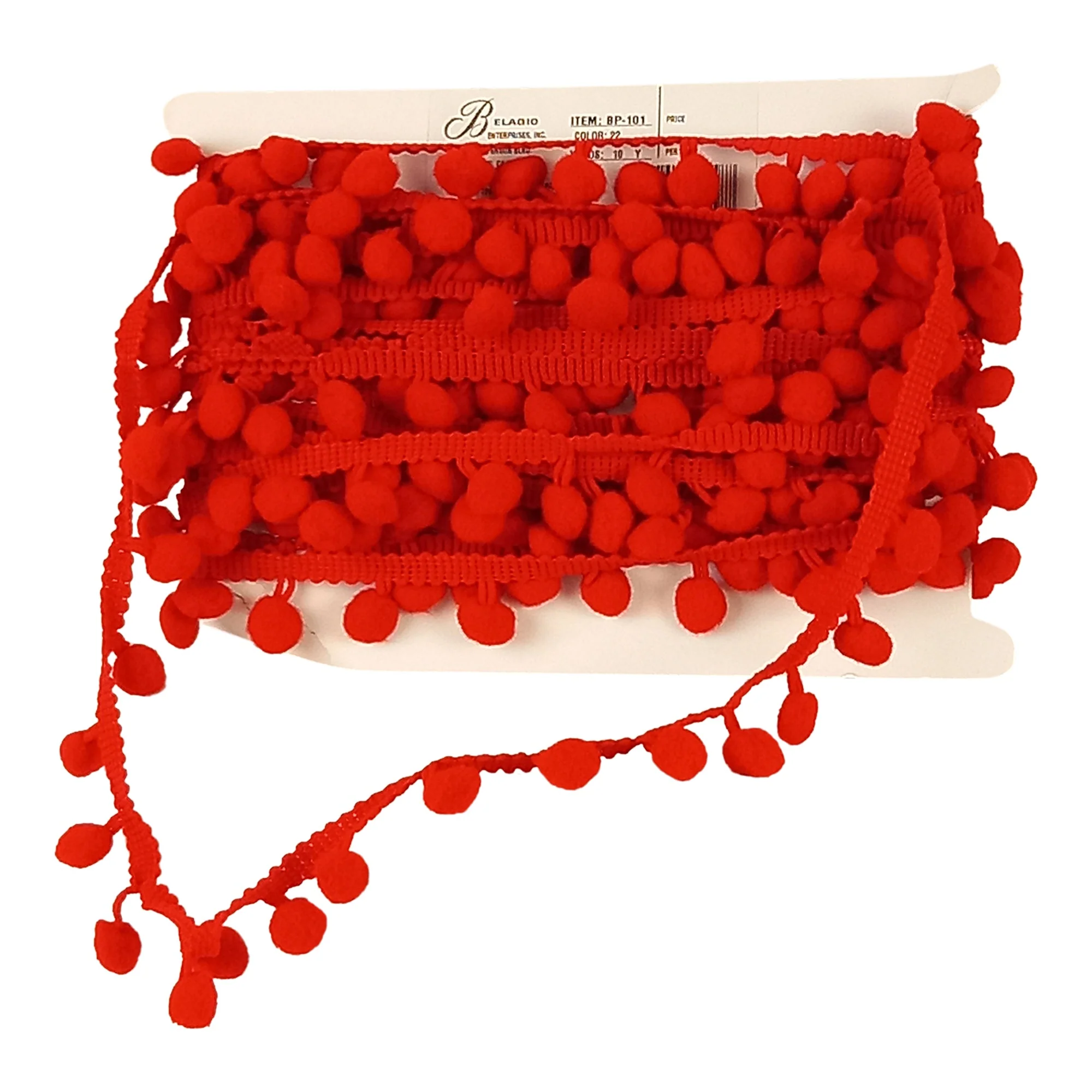 5/8-inch Pompom Trim – 10 Yard Roll | 22 colors - Image 41