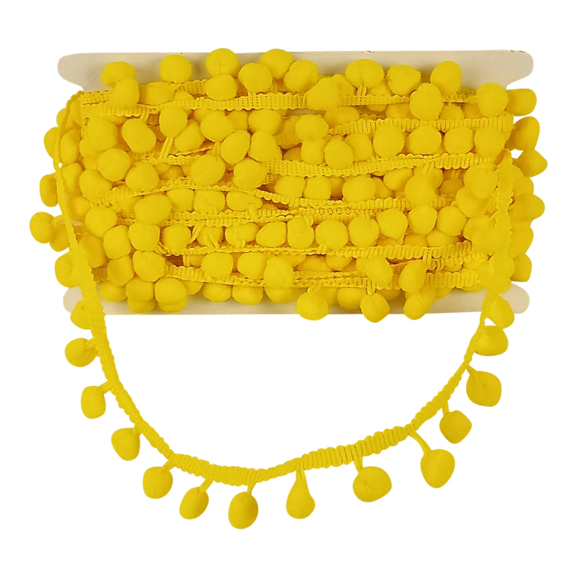 5/8-inch Pompom Trim – 10 Yard Roll | 22 colors - Image 53