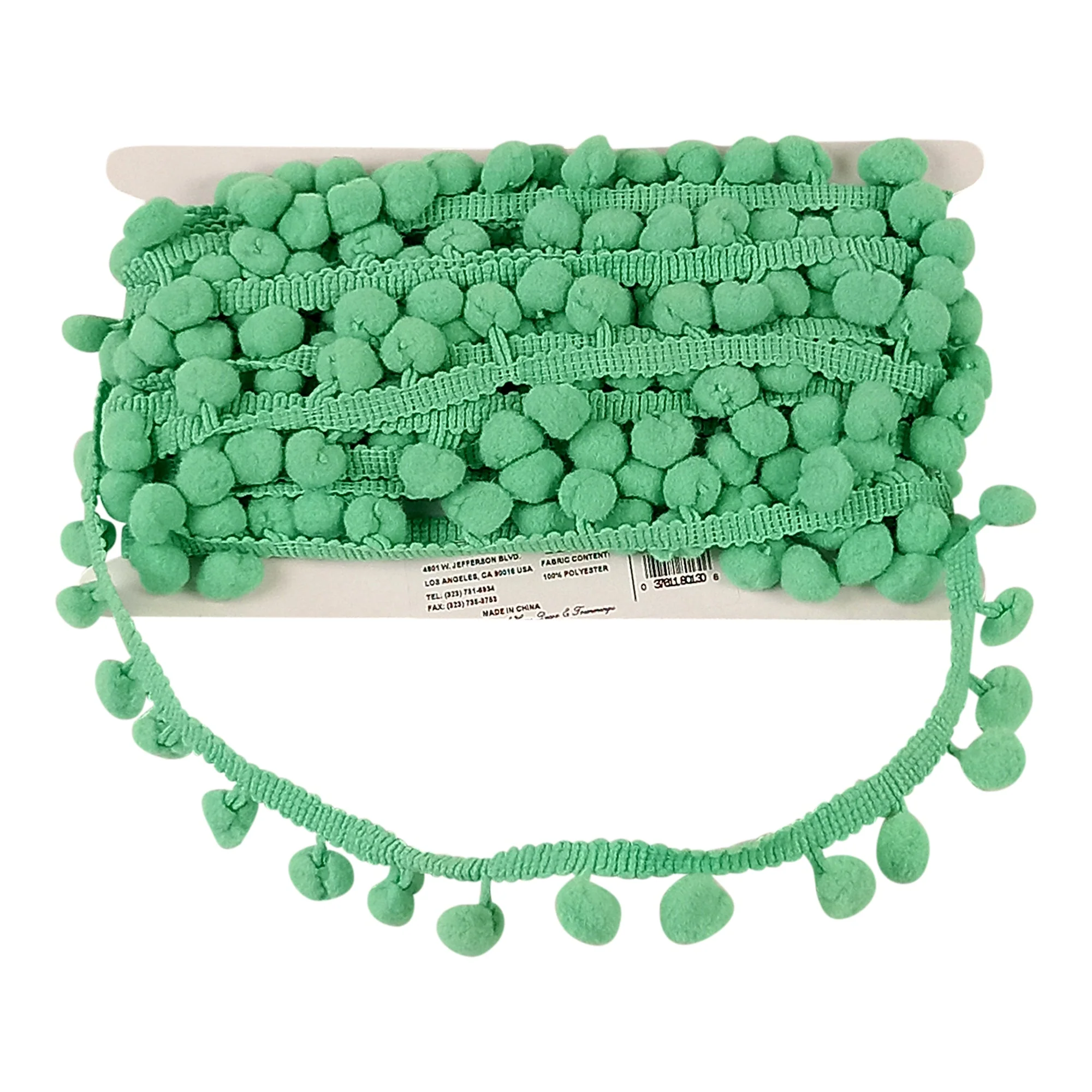 5/8-inch Pompom Trim – 10 Yard Roll | 22 colors - Image 59