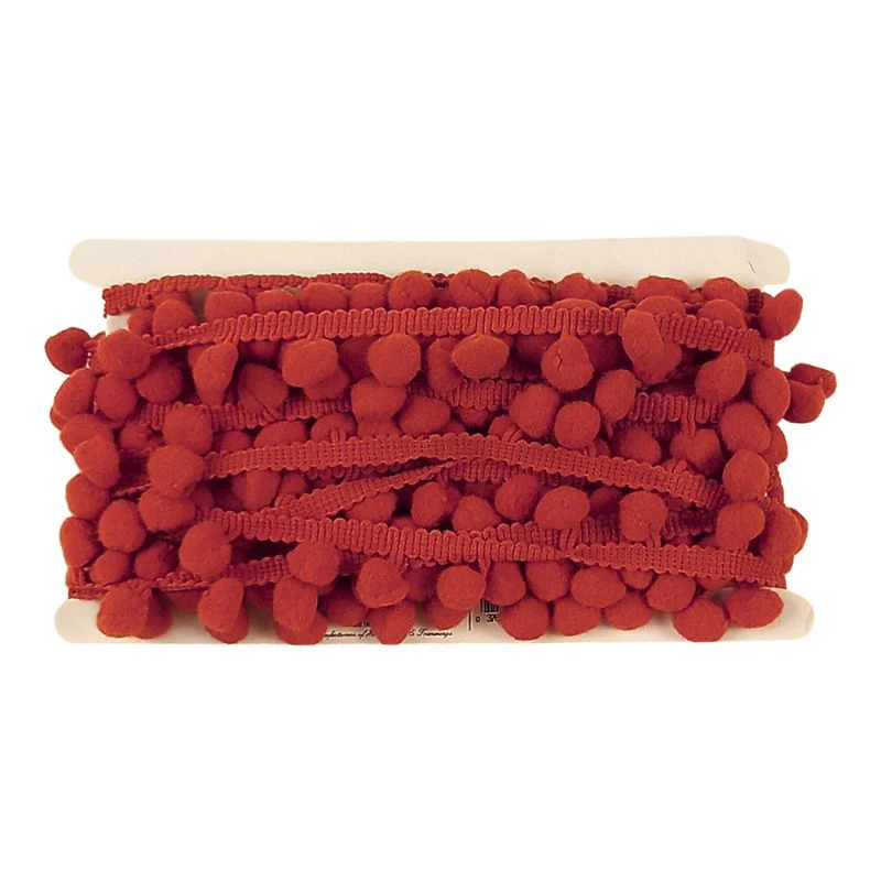 5/8-inch Pompom Trim – 10 Yard Roll | 22 colors - Image 61
