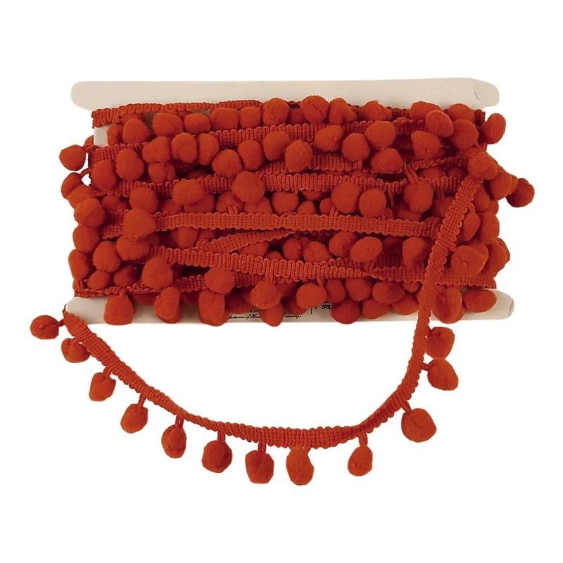 5/8-inch Pompom Trim – 10 Yard Roll | 22 colors - Image 62