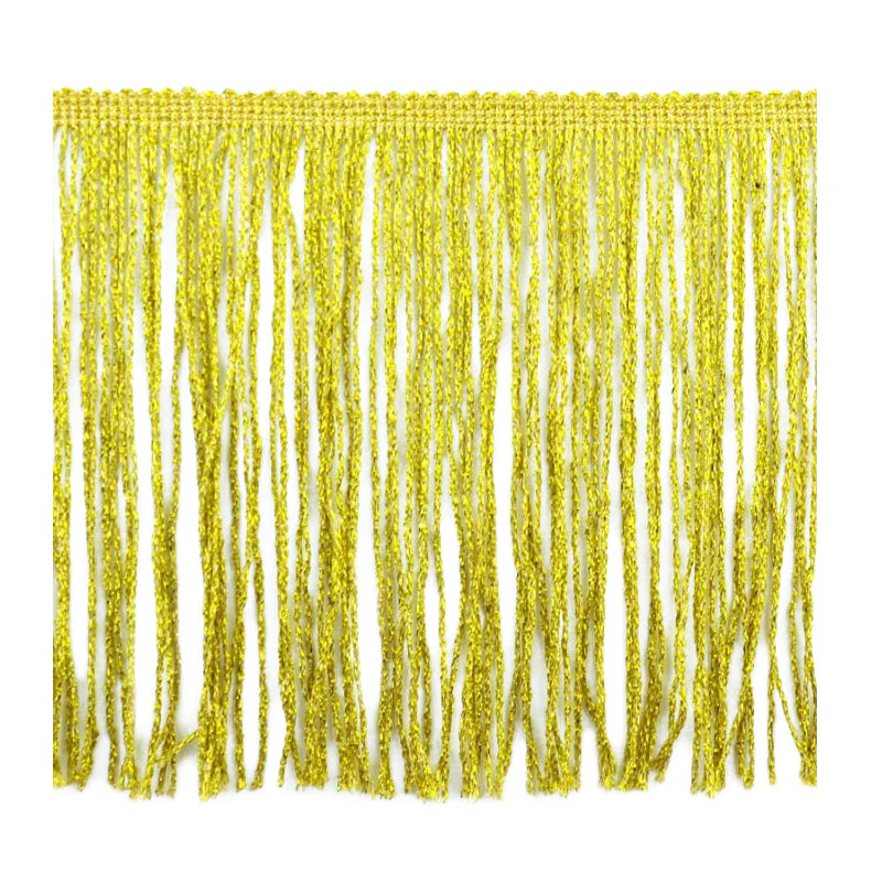 6-inch Metallic Chainette Fringe Trim, 15-Yard Roll – for Costumes, Apparel & Home Decor - Image 3