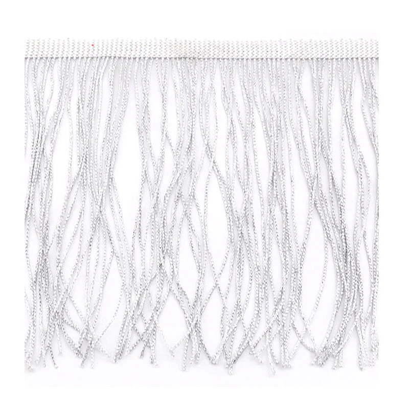 6-inch Metallic Chainette Fringe Trim, 15-Yard Roll – for Costumes, Apparel & Home Decor - Image 6