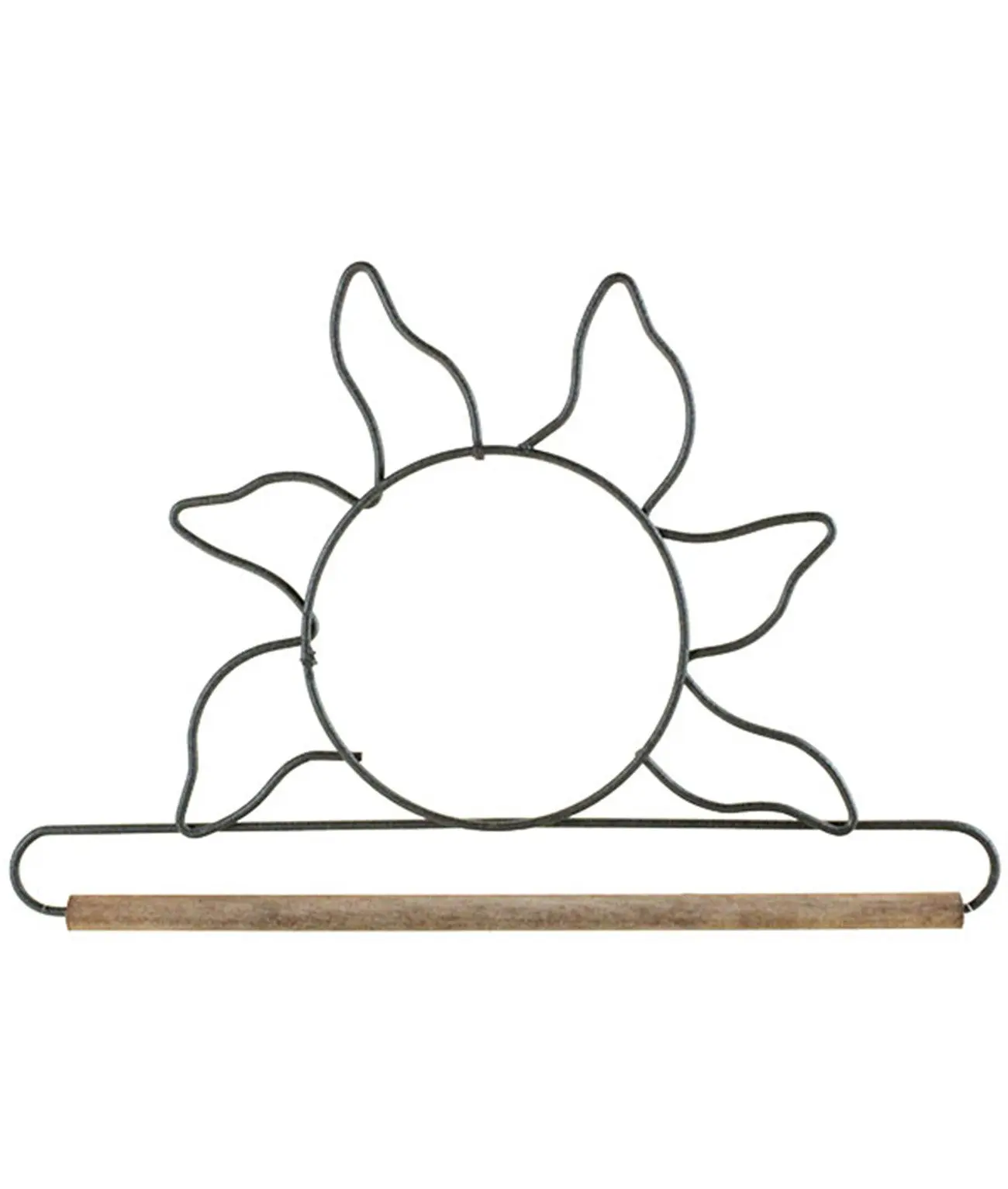 6in Sun with Dowel Gray