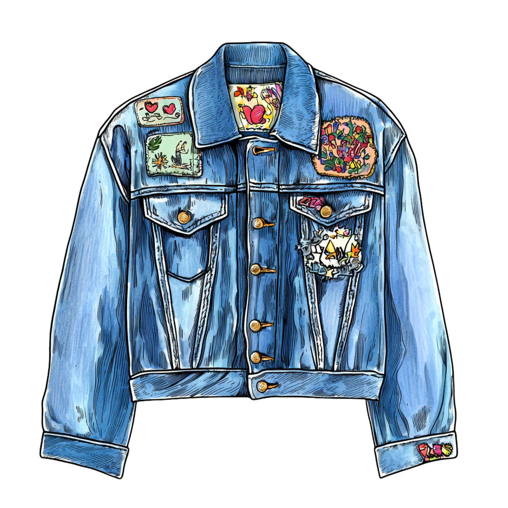 90s Aesthetic Fabric Panel 10