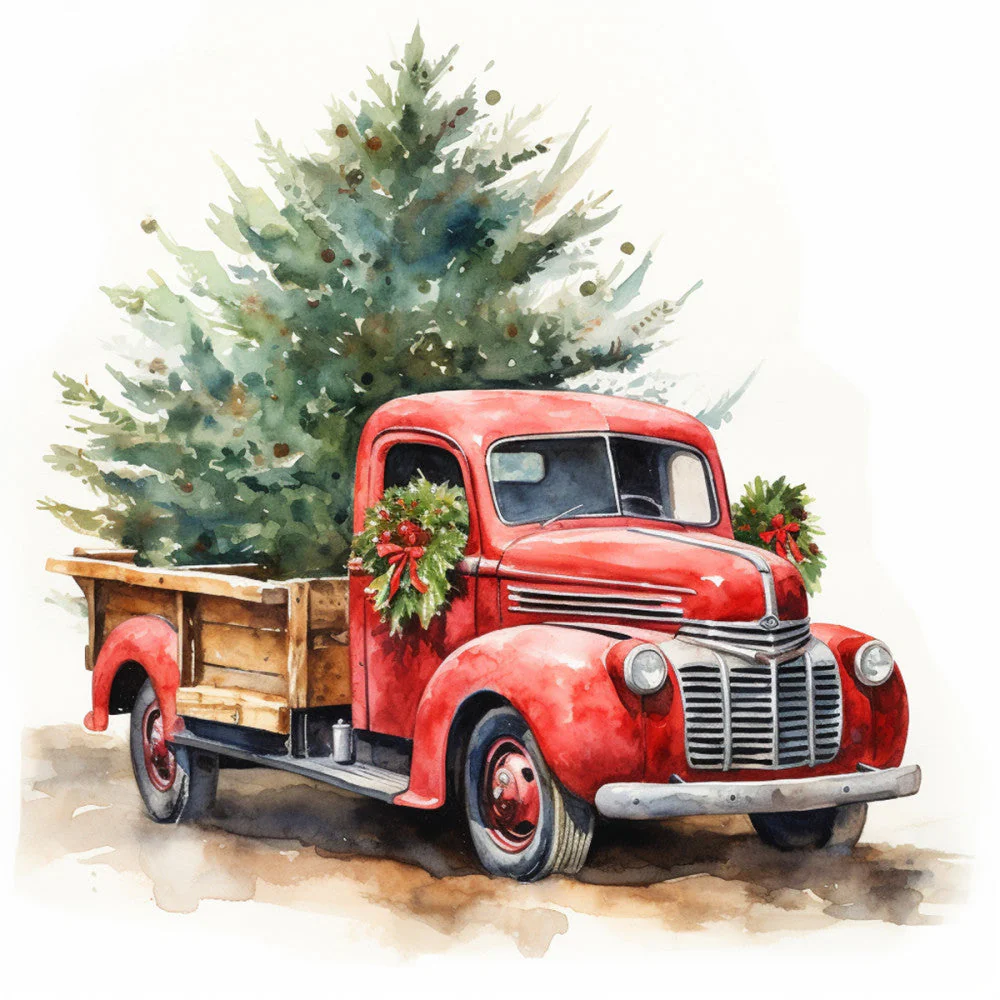 A Country Christmas Fabric Panel 11
