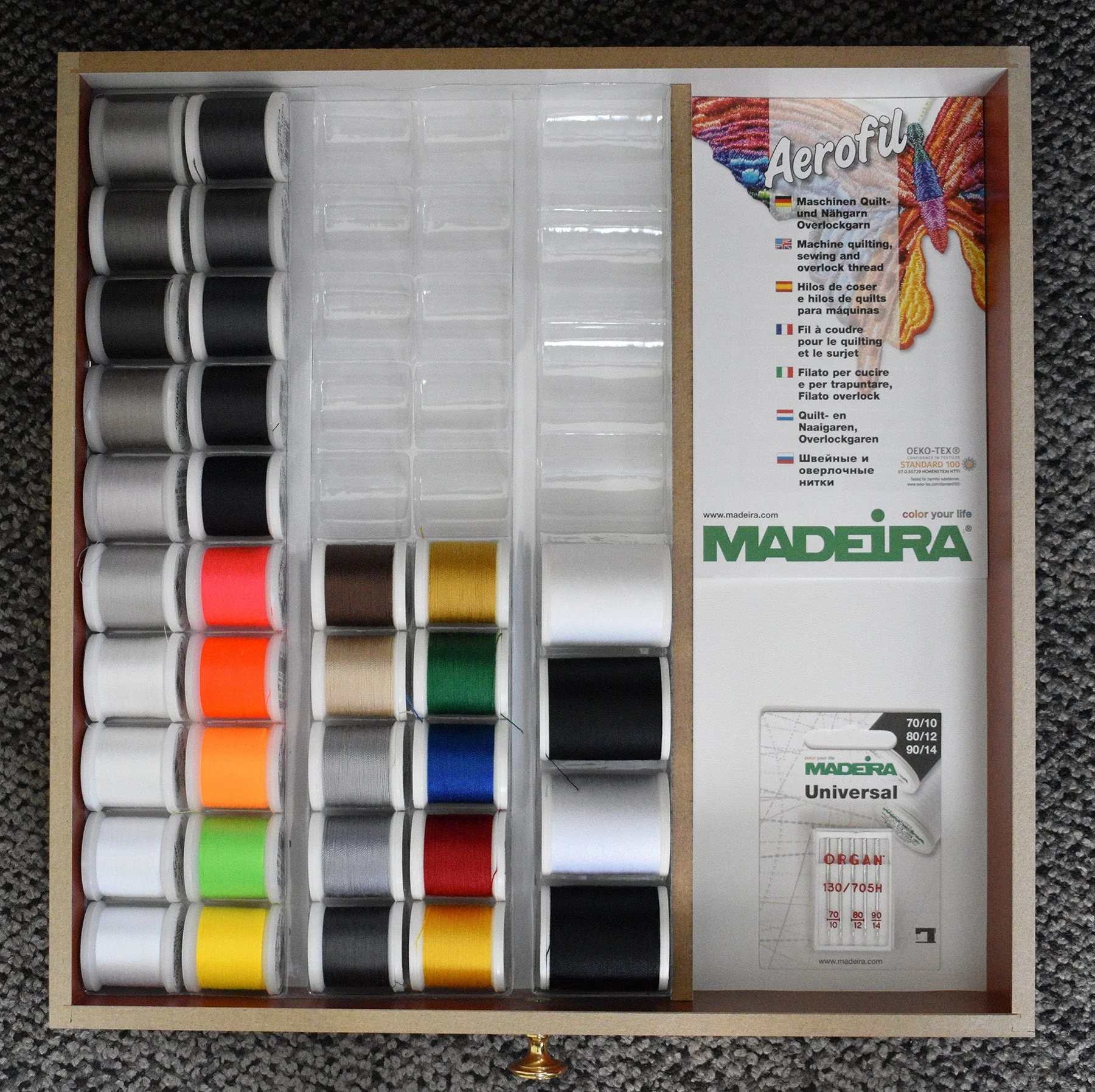 Aerofil 120 – 3 Drawer Treasure Chest, 182 110-yard (100m) & 12 110-yard (100m) Spools - Image 6