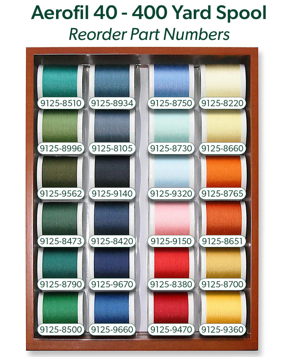 Aerofil 120 - Mini 2 Drawer Treasure Chest, 440-yard (400m) spools, 48 Colors - Image 5