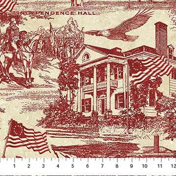America 250 - Stonehenge 28372-24 Cotton 44"/45" Fabric Per Yard