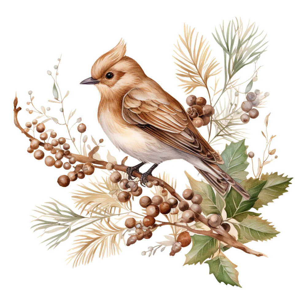 Antique Christmas Fabric Panel 1