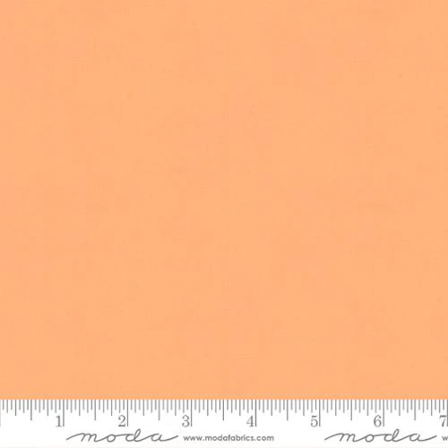 Apricot Bella Solids 44"/45" Cotton Fabric Per Yard