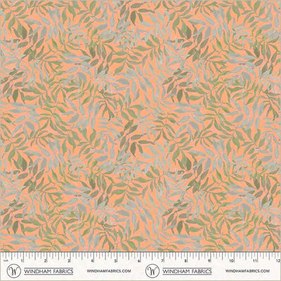 Aviva Foliage Sunkissed Cotton 44"/45" Fabric Per Yard
