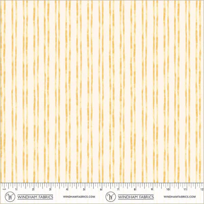 Aviva Ribbons Ivory Cotton 44"/45" Fabric Per Yard