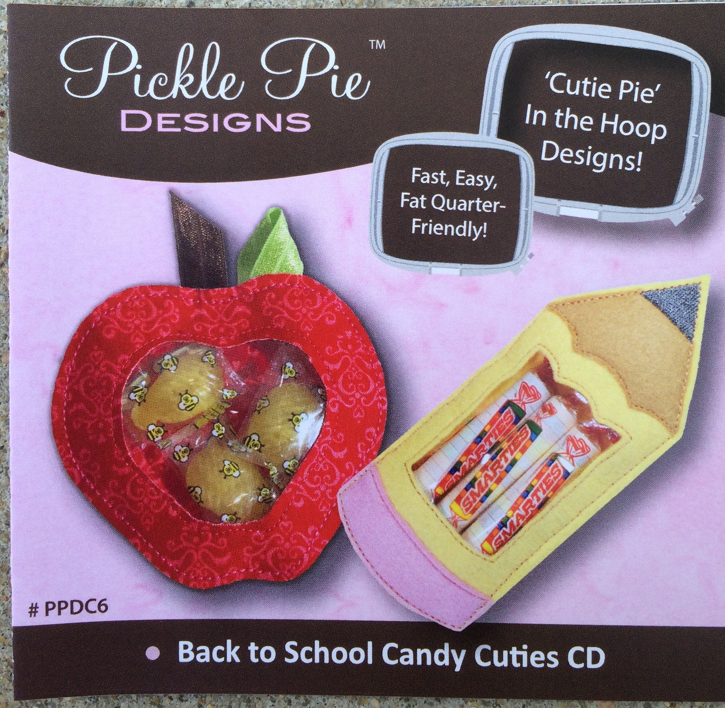 Back to School Candy Cuties In the Hoop Embroidery Design Collection - Image 2