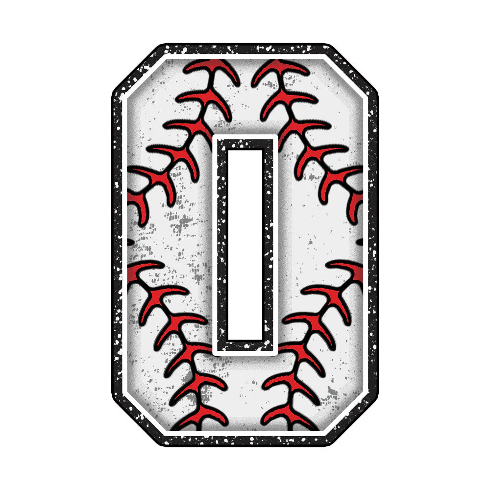 Baseball Alphabet Fabric Panel 1