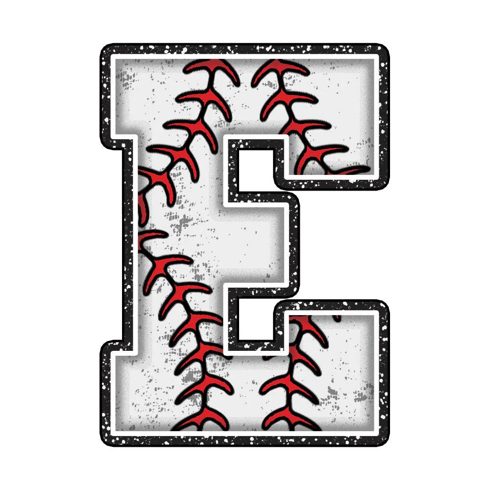 Baseball Alphabet Fabric Panel 15