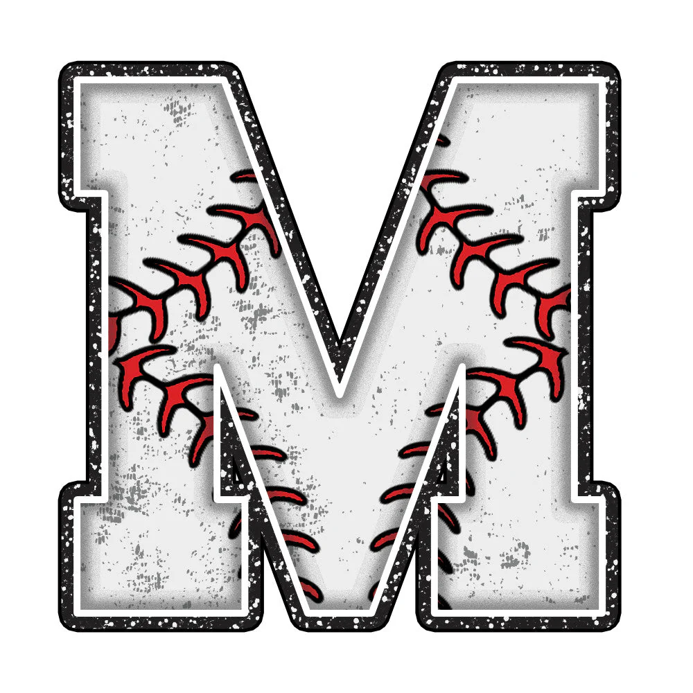 Baseball Alphabet Fabric Panel 23