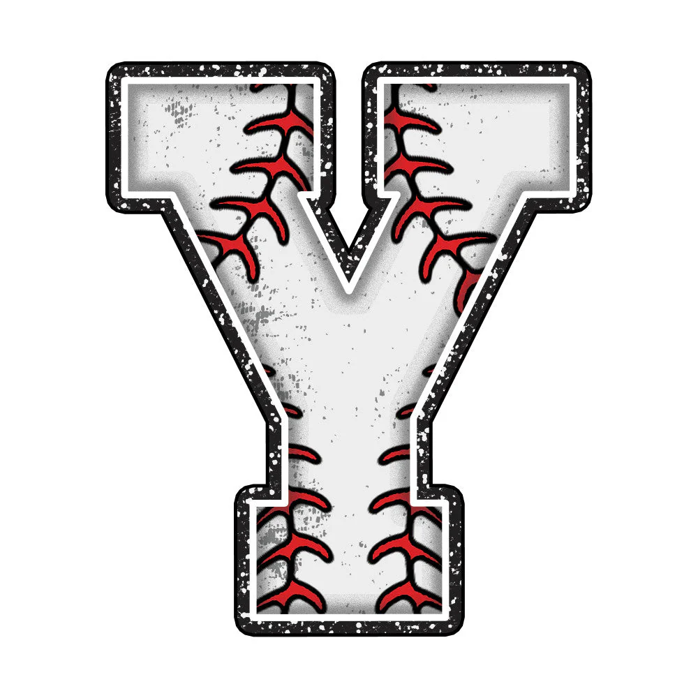 Baseball Alphabet Fabric Panel 34
