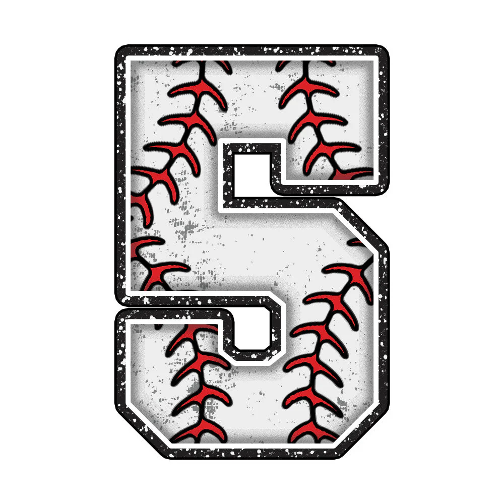 Baseball Alphabet Fabric Panel 6