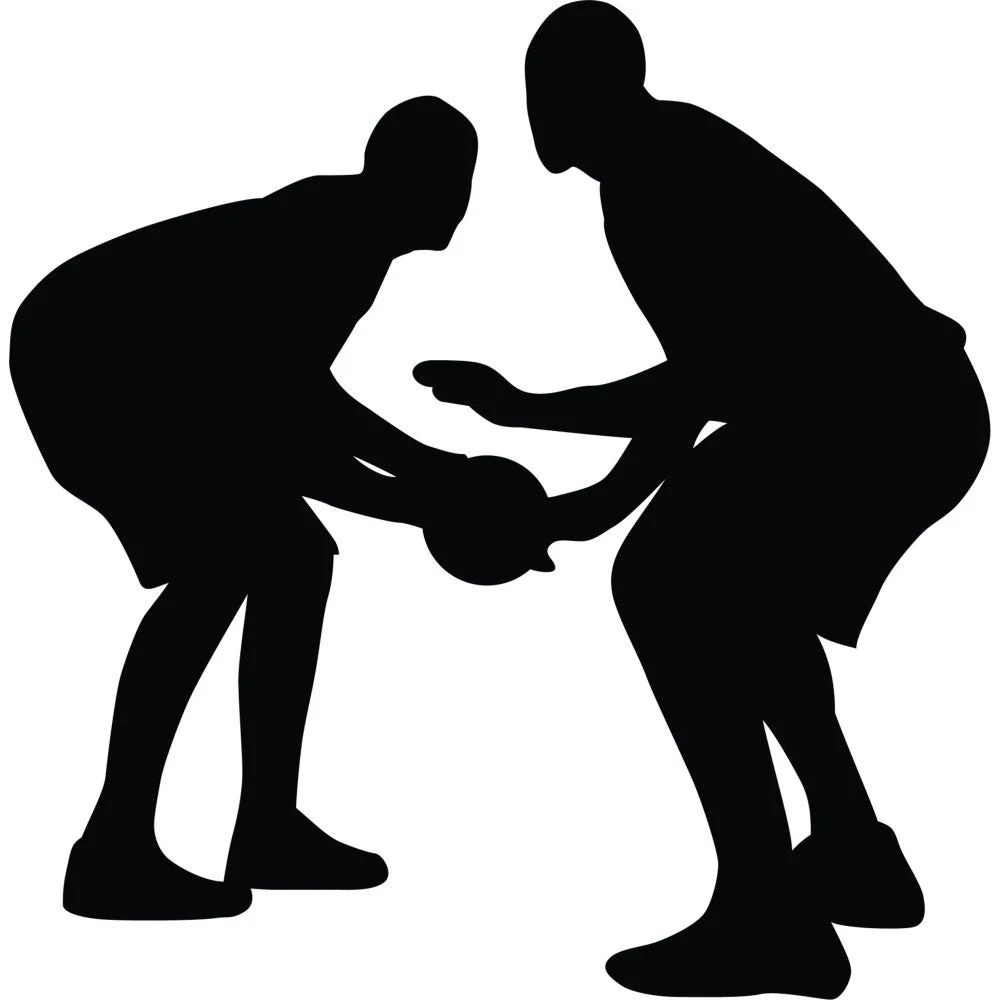 Basketball Player Silhouette Fabric Panel 12