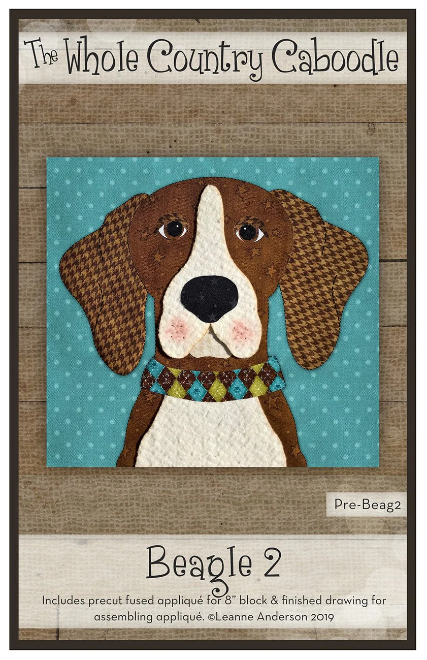 Beagle 2 Precut Fused Applique Pack
