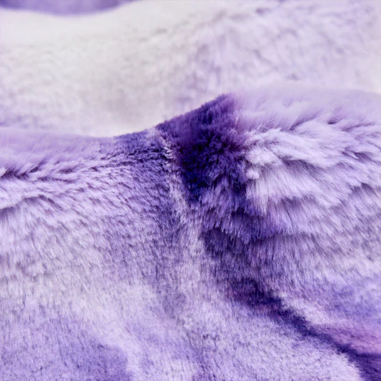 Luxe Cuddle Sorbet Powderpuff Bellflower 58" - 60" Fabric per yard - Image 2