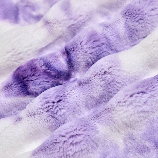 Luxe Cuddle Sorbet Powderpuff Bellflower 58" - 60" Fabric per yard - Image 3