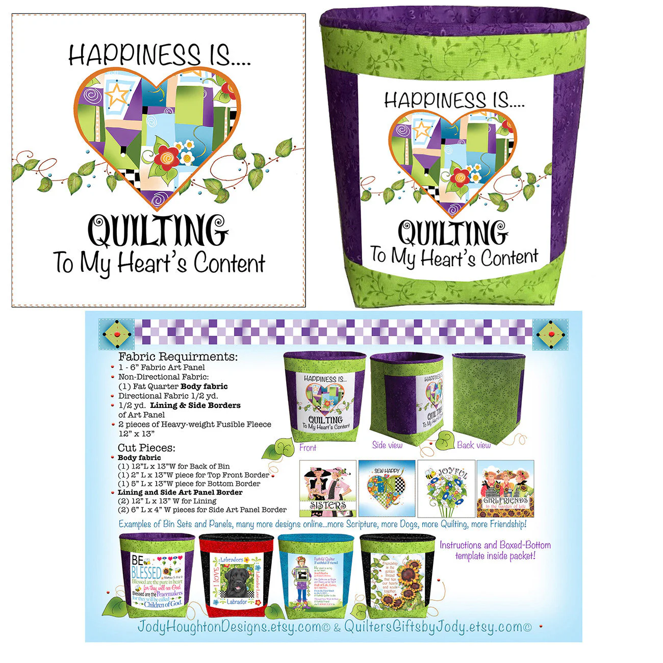 Bin Set Quilting