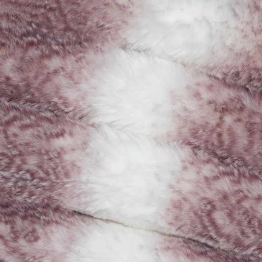 Black Cherry Luxe Cuddle Arctic Chinchilla 58"/60" Fabric per yard - Image 2