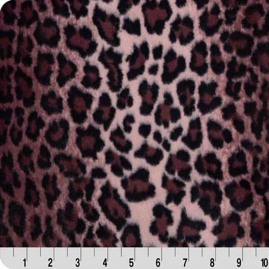 Black Cherry Luxe Cuddle Bunny Leo 58"/60" Fabric per yard