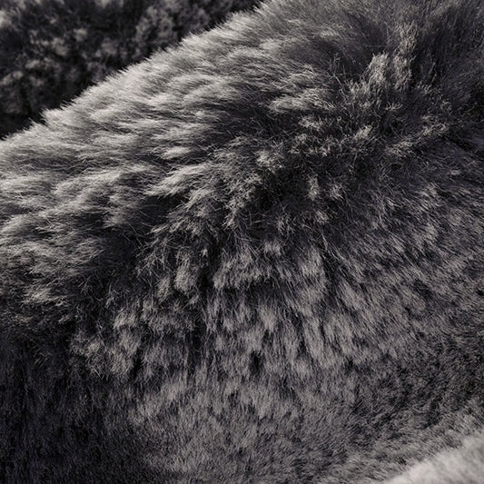 Black Luxe Cuddle Arctic Chinchilla 58"/60" Fabric per yard - Image 3
