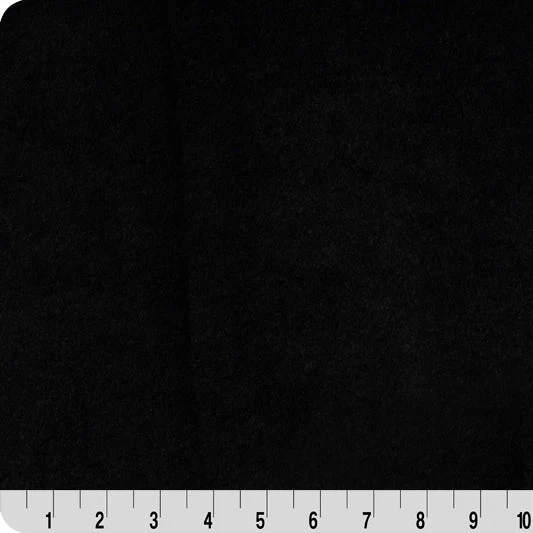 Luxe Cuddle Bunny Lush Black 58"/60" Fabric per yard