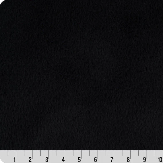Luxe Cuddle Encore Black" 58"/60" Fabric per yard