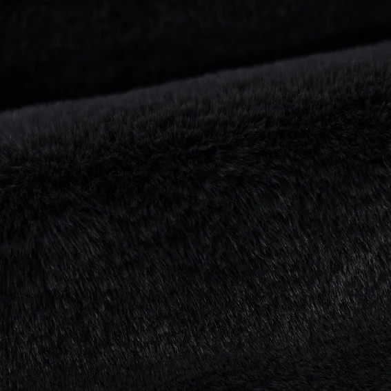 Luxe Cuddle Encore Black" 58"/60" Fabric per yard - Image 2
