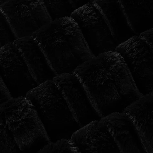 Luxe Cuddle Vienna Black" 58" - 60" Fabric per yard - Image 4