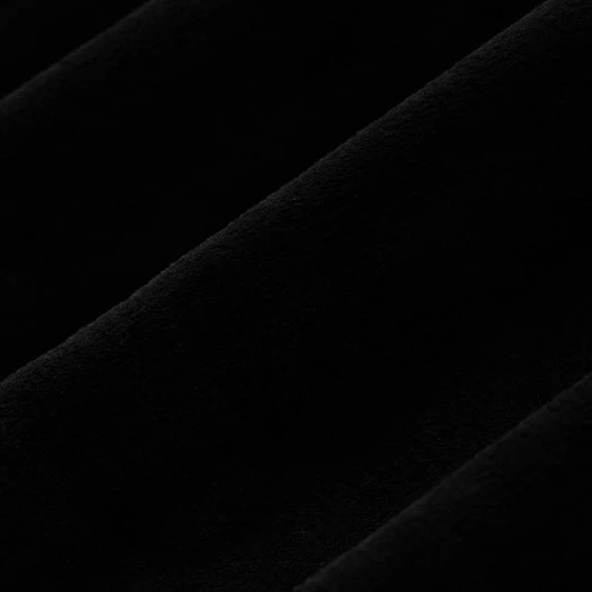 Marshmallow Cuddle Black 58" - 60" Fabric per yard - Image 2