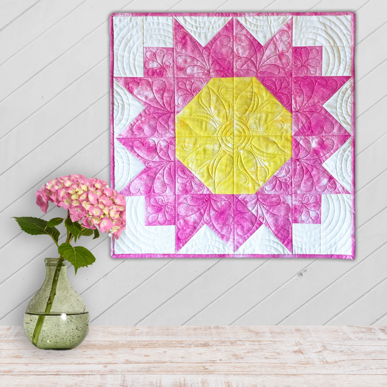 Bloom Quilt In-the-Hoop Quilt Embroidery Design Set Pickle Pie Designs - Image 2