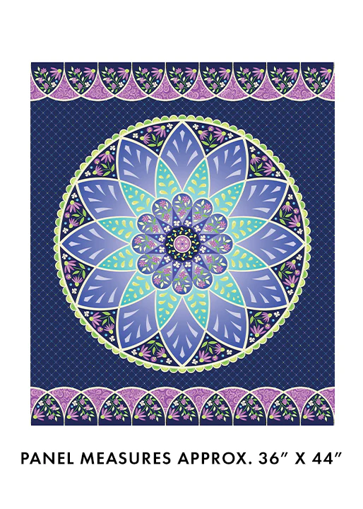 Blossom Panel Multi Twilight Serenade Approx 36" x 44"